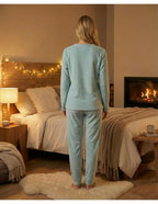 Pijama de Spandex para Mujer, Diseño Aguamarina (imagen 3)