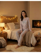 Pijama de Spandex para Mujer, Diseño Love Story