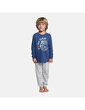 Pijama Infantil de Interlock para Niño, Diseño Play