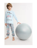 Pijama Infantil de Interlock para Niño, Diseño Streetbike
