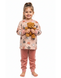 Pijama Infantil de Spandex para Niña, Diseño Ositos