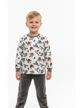 Pijama Infantil de Spandex para Niño, Diseño Pelotas