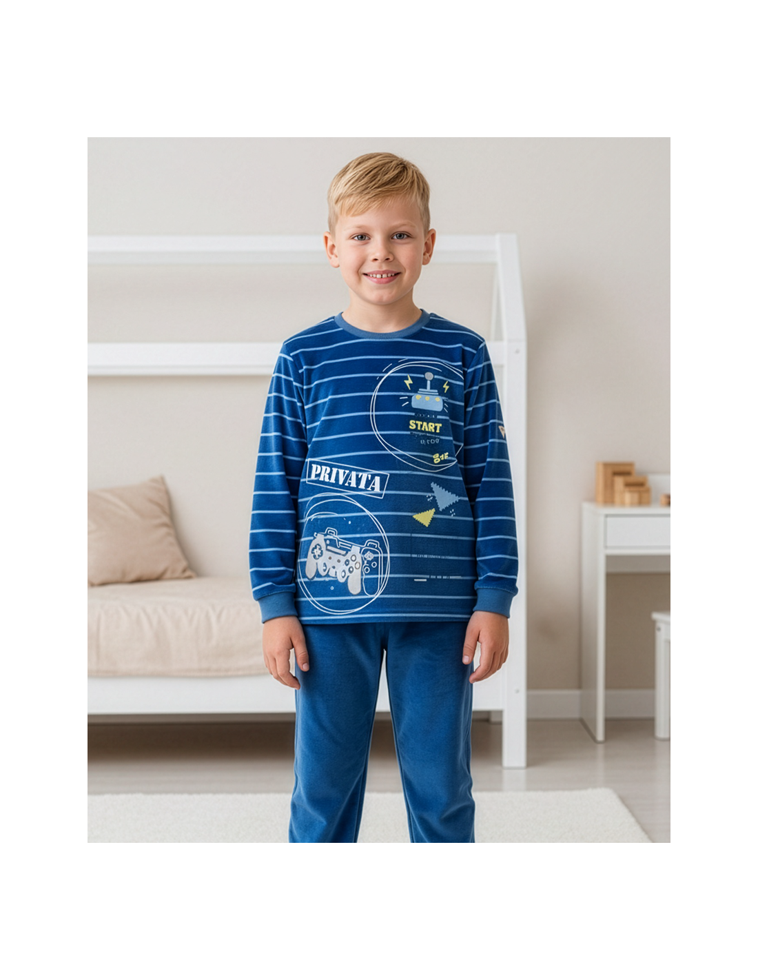 Pijama Infantil de Spandex para Niño, Diseño Videojuegos