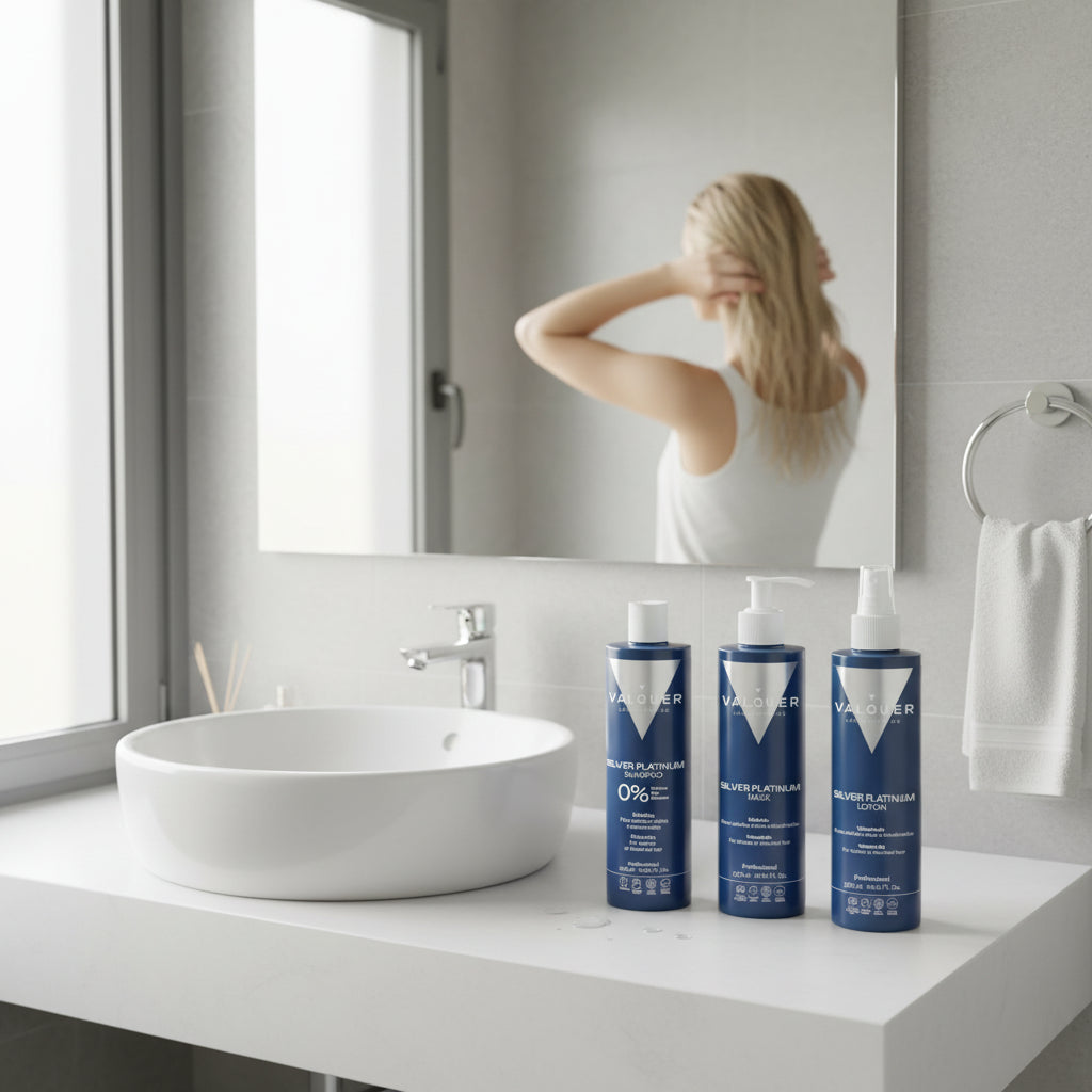 Pack Silver - Champú, Mascarilla y Loción - 1000 ml Valquer®