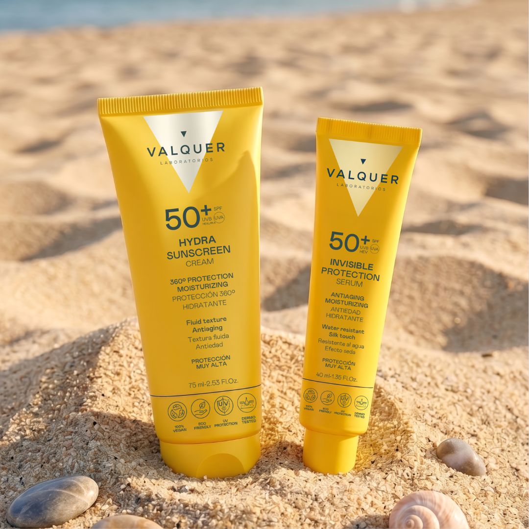 Pack Solar Facial Invisible Protection e Hydra Sunscreen SPF 50+ - 115 ml Valquer®