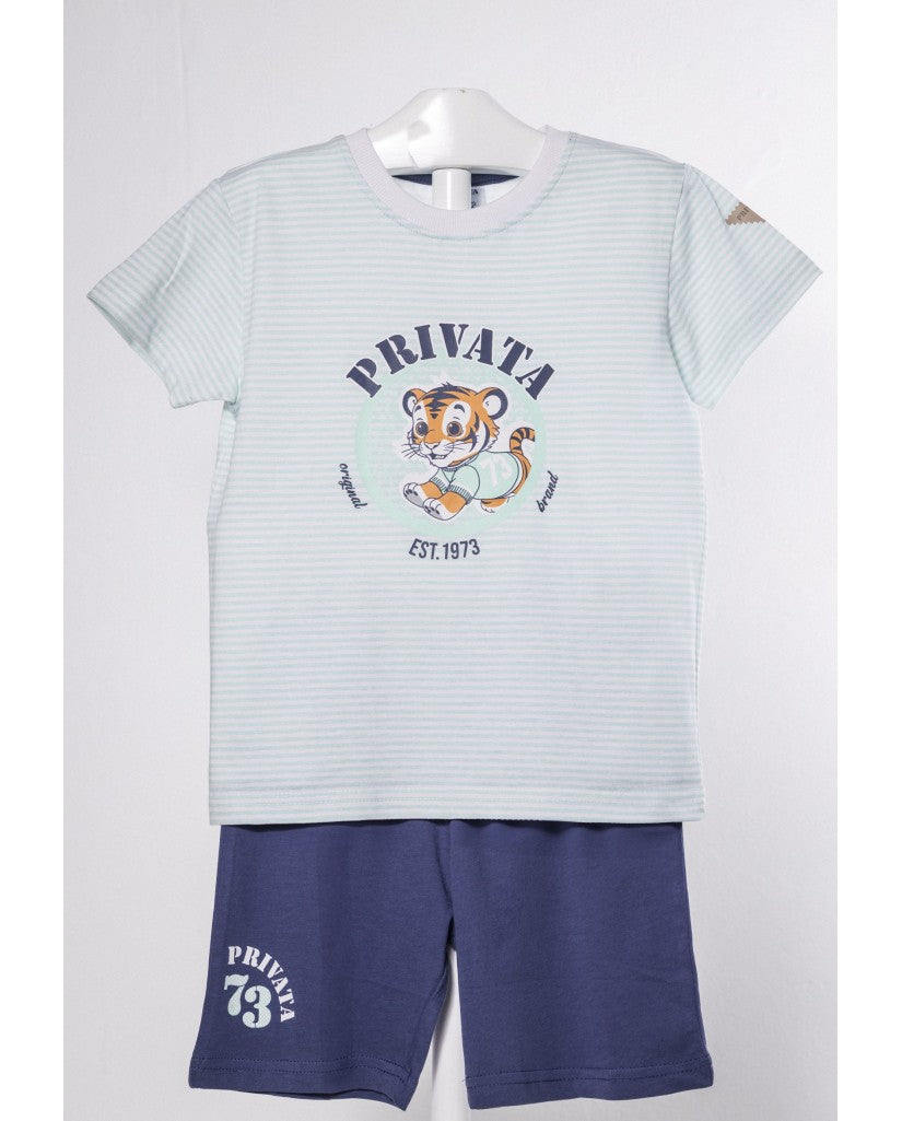 Pijama Infantil Niño Punto Liso (imagen 2)