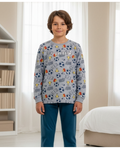 Pijama Niño Manga Larga Fútbol