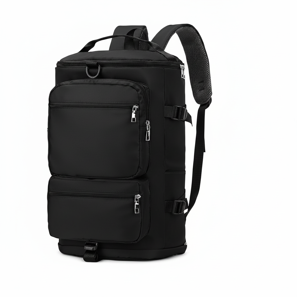 Mochila para Viaje y Gimnasio Rosa y Negro