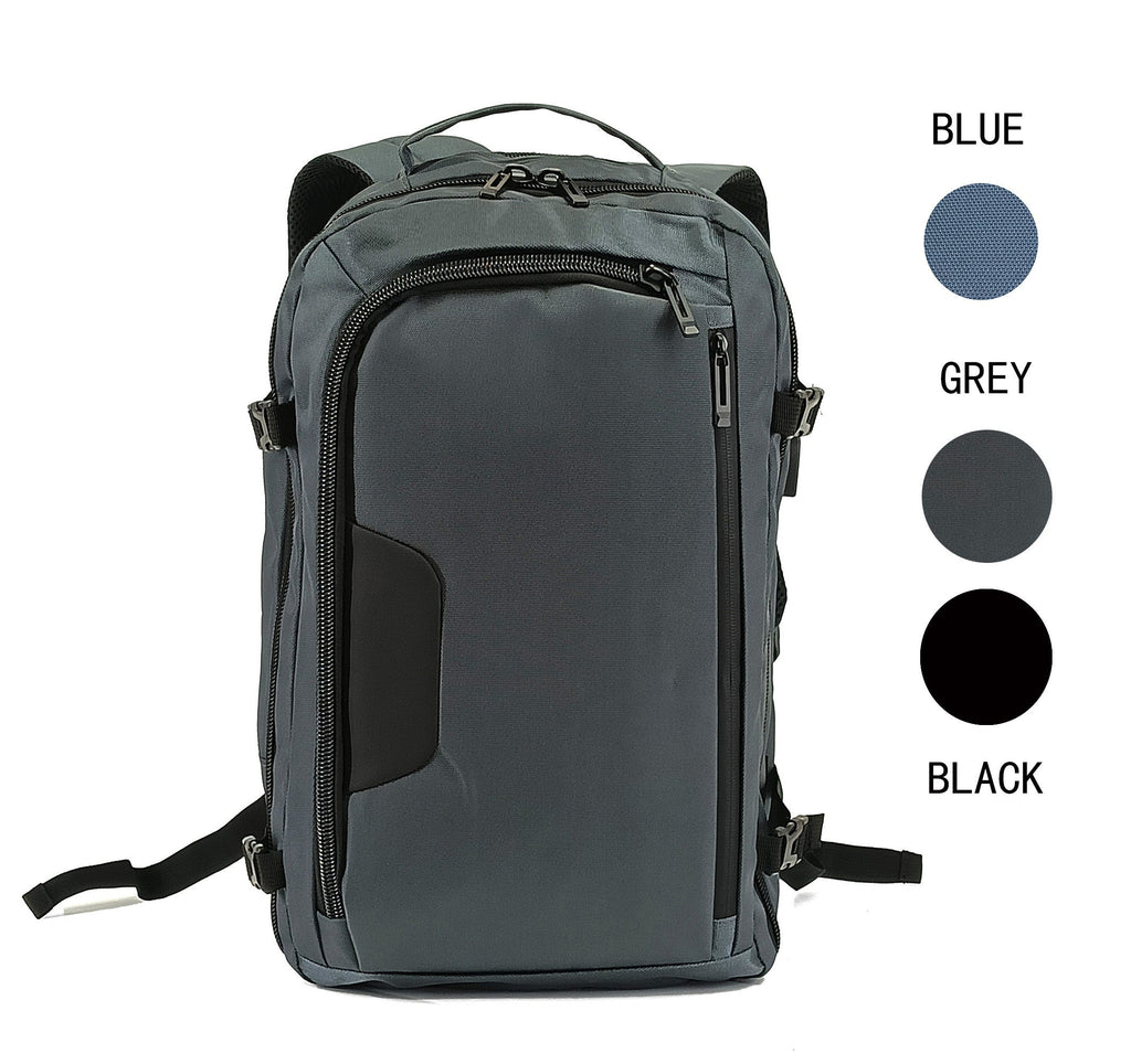 Mochila Business Gris, Negro y Marino