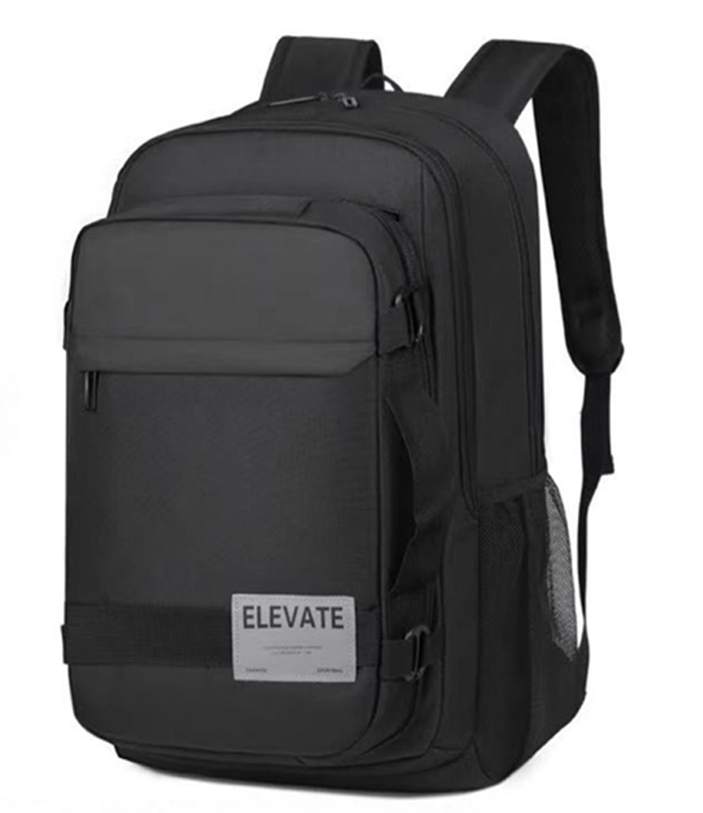 Mochila Tela Casual Kaki y Negro