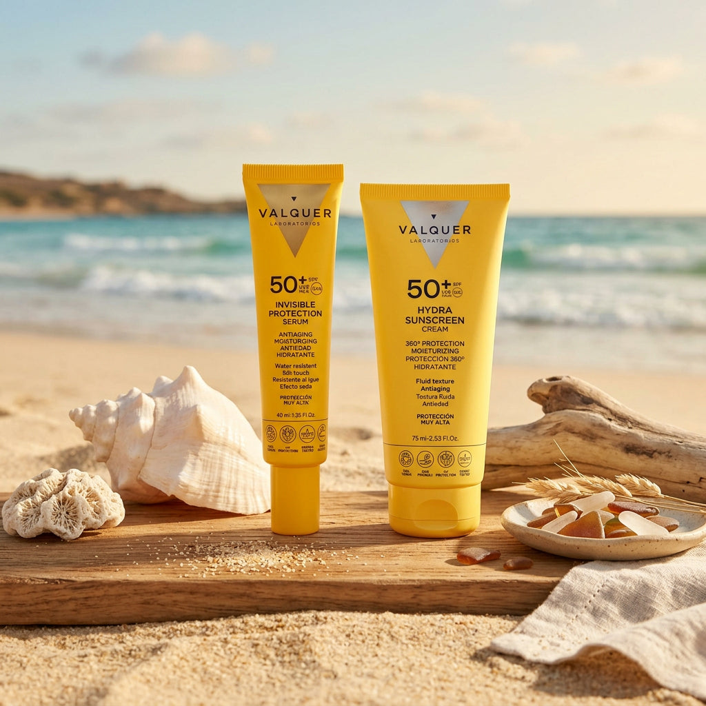 Pack Solar Facial Invisible Protection e Hydra Sunscreen SPF 50+ - 115 ml Valquer®
