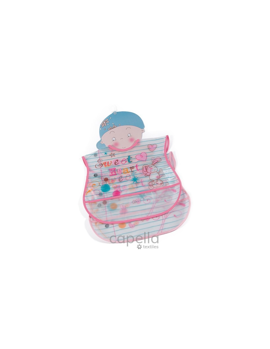 Juego de 2 Baberos Multicolor para Bebé
