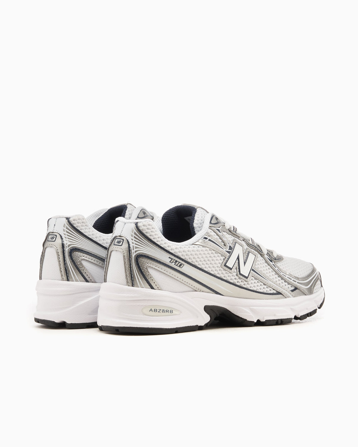 New Balance 740v2 Blanca Gris y Azul Marino - detalle