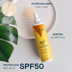 Protector Solar Corporal SPF 50 - Alta Protección e Hidratación - 300 ml Valquer®