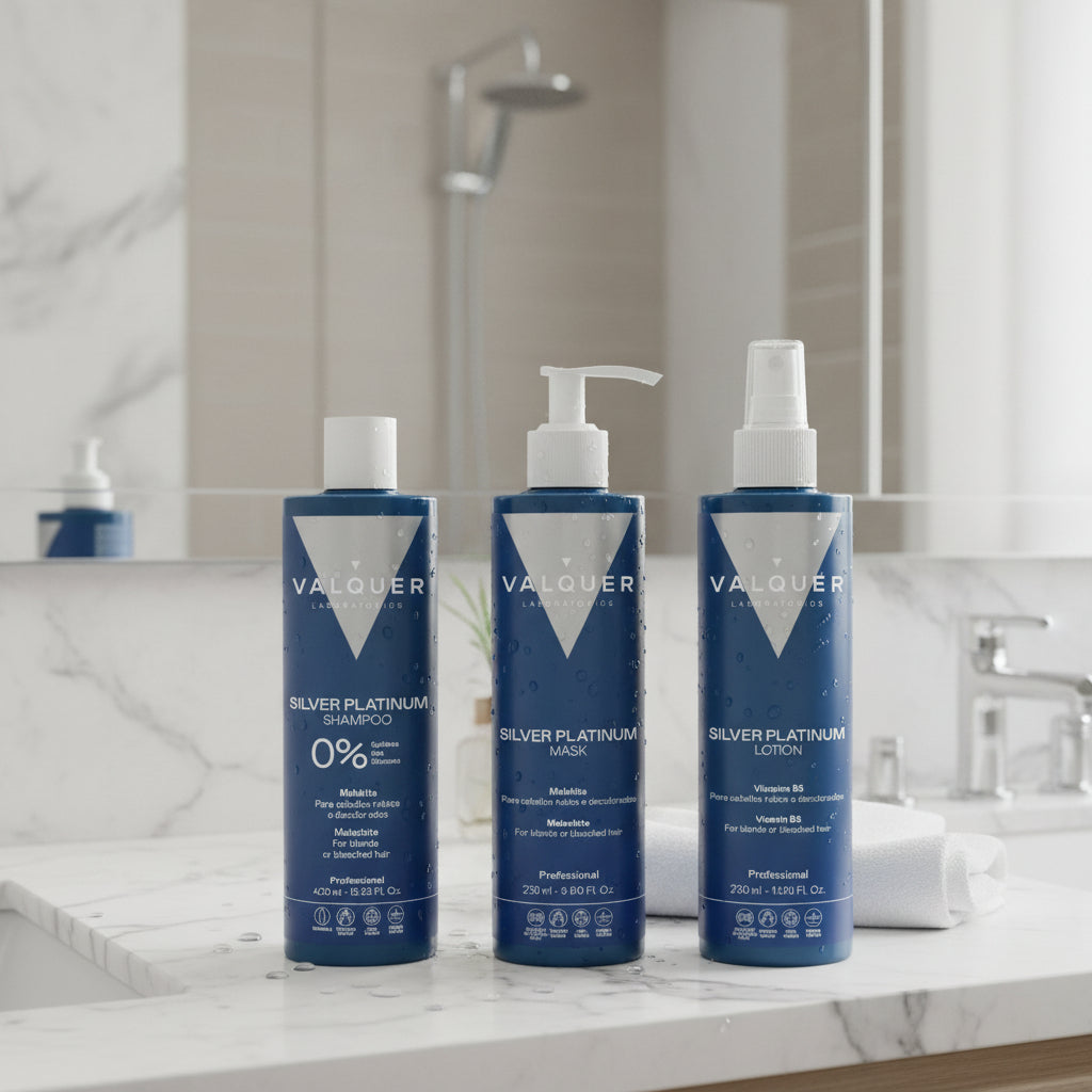 Pack Silver - Champú, Mascarilla y Loción - 1000 ml Valquer®