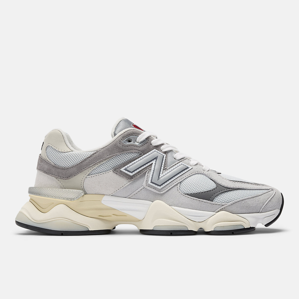 New Balance 9060 Rain Cloud Grey vista lateral