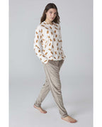 Pijama de Mujer Terciopelo Ositos