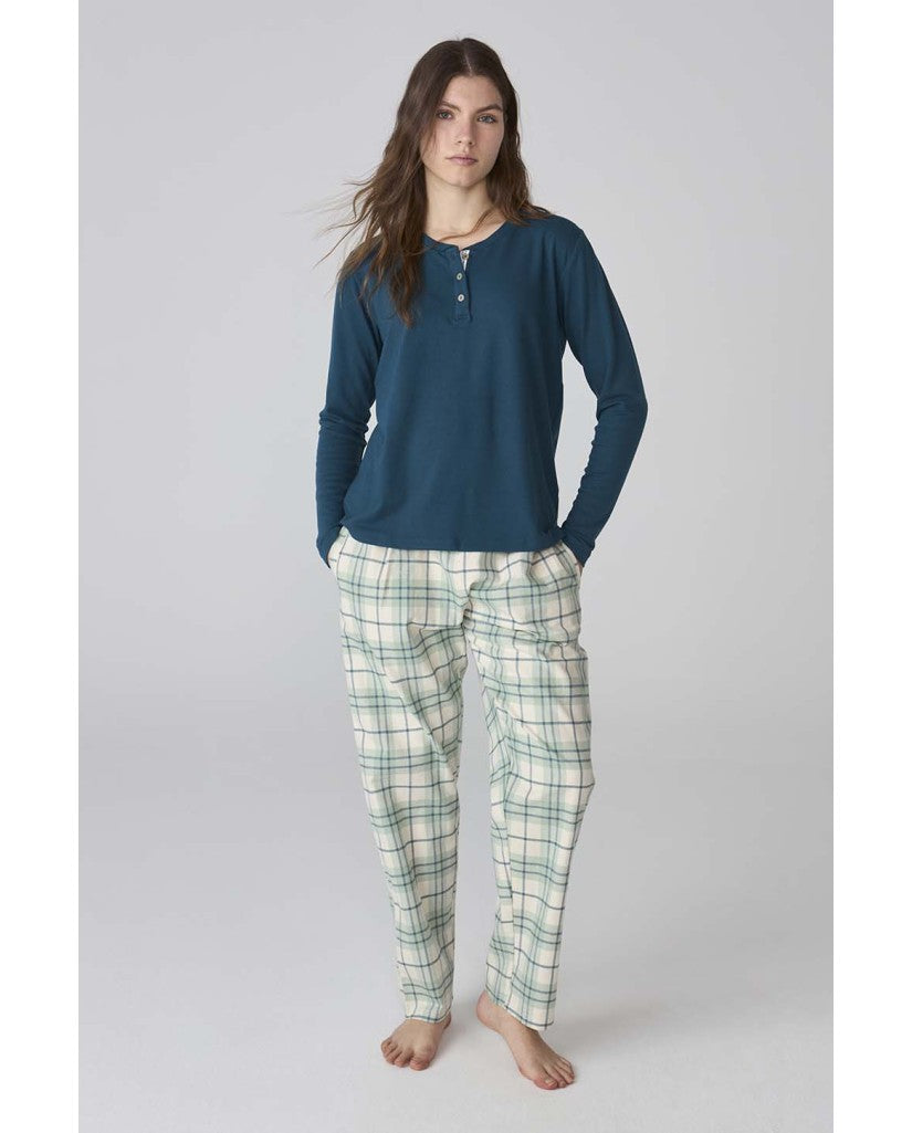 Pijama de Mujer Pantalón Cuadros (imagen 2)