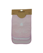 Pack 3 Baberos Rosas Baby Star