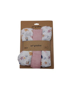 Pack 3 Gasas Muselinas Océano Rosa 80x80